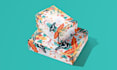 design packaging box, subscription mailer box, gift box and 3d mockup