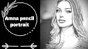 draw a realistic pencil portrait drawing from photo