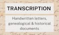 transcribe handwritten documents and letters