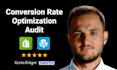 do a conversion rate optimization audit for your shopify store, cro review