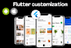 flutter app android and ios bug fixes, customization, widgets development