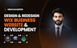 wix website design, wix business website redesign, web dev
