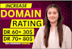 increase dr, domain rating, domain rating dr, ahrefs dr 60 using SEO backlinks