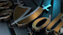 create 3d chrome metal silver logo intro