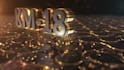 animate luxury gold particles logo intro