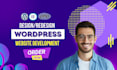 build custom website design as wordpress developer