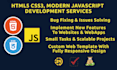 html, CSS and vanilla js development