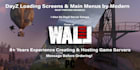 add custom loading screen and main menu to dayz servers