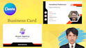 design professional and unique business card in canva