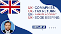 do  UK corporation tax return, UK self assessment UK vat return, taxation