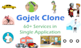 build gojek clone app, on demand service multi service apps