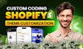 do shopify theme customization fix theme issues and add custom section