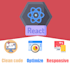 deliver a complete react application