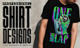 design custom streetwear shirt designs for merch and brands