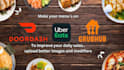 make doordash , grubhub menu with modifiers for you