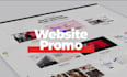 create amazing website promo video from dark desktop