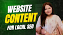 write SEO website content,website content,web content