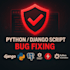 fix your python and django related bugs or errors