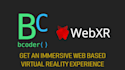 create interactive VR experiences using webxr