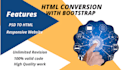 design gigs in HTML CSS  and java scripting