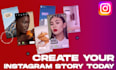 design creative professional instagram story and ads