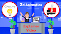 create whiteboard animation or 2d explainer video for you
