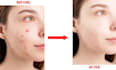 do face retouching and background remove