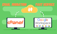 do google workspace, office 365 fast email migration