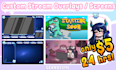 create custom overlays, screens and webcam for twitch