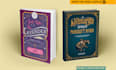 create a vintage typography book cover or ebook cover