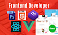 develop web applications using react js, javascript