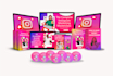 design online course mockup and ecover bundle