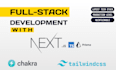 do fullstack web development in javascript nextjs tailwind