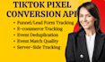 setup tiktok conversion API, server side tracking
