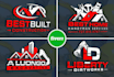 design awesome real estate property construction logo