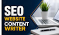 write website content, landing pages and service pages