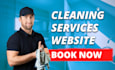 create a cleaning service booking wordpress website