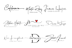 design handwriting, scripted, handwritten, cursive, signature logo