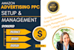 setup and manage your amazon advertising ppc