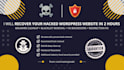 recover your hacked website immediately and secure it