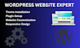 install wordpress, theme, plugin, and customize it