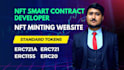 develop gas optimized smart contracts, nft minting website, react landing pages