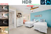 real estate photo editing hdr 5,10,25 image good quality