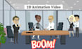create 2d animated explainer video or marketing sales video