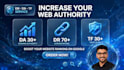 increase DR 70 da 30 tf 30 with authority backlinks