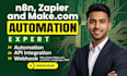 setup and automate your business workflow with zapier, n8n or make