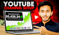 create and setup youtube channel