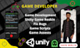 develop, fix and reskin unity 3d games