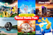 design 10 creative social media posts and banner ads