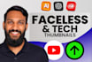 design clean youtube thumbnails